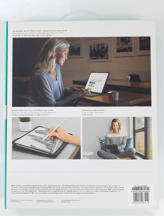 Produktbild Logitech Slim Folio Pro (CH, iPad Pro 12.9 2018 (3. Gen))