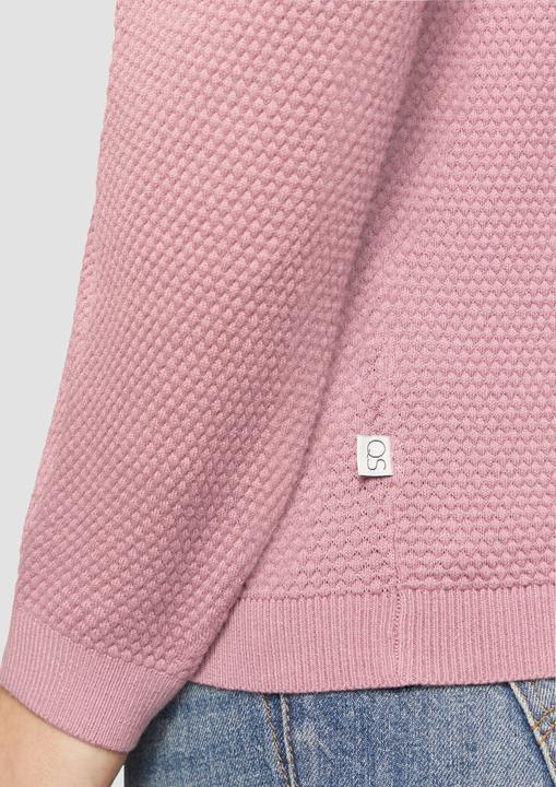 Produktbild S.Oliver Strickpullover Pullover aus Viskosemix mit Struktur (XXL)