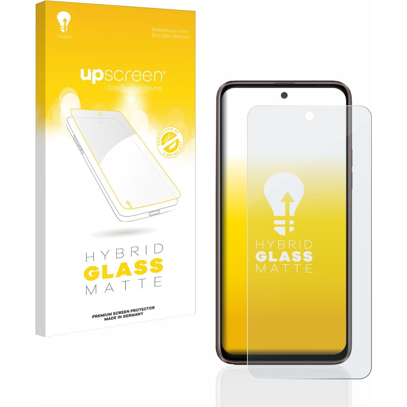 upscreen Reflection Shield Panzerglasfolie Matt (1 Stück, HTC U23 Pro), Smartphone Schutzfolie, Grau