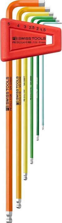 PB Swiss Tools Clé Allen PB212LH-5RB