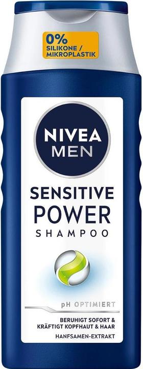 Actual product image NIVEA MEN Sensitive Power Shampoo (Liquid shampoo, 250 ml)