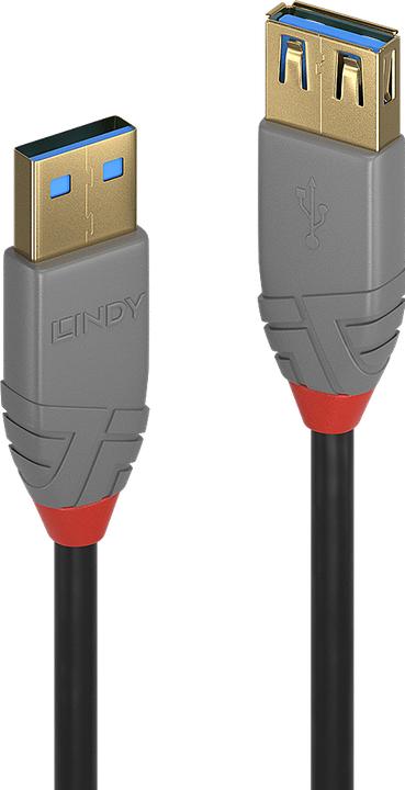 Actual product image Lindy USB/A-USB/A M-F (1 m, USB 3.0)