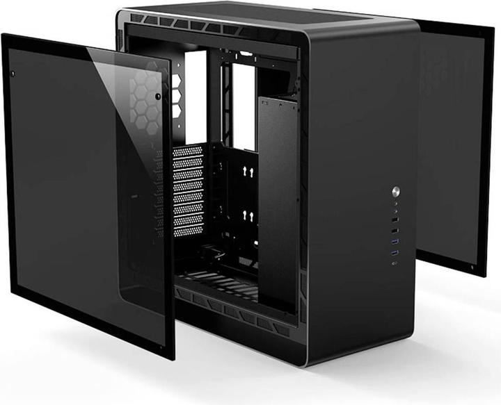 Immagine prodotto Jonsbo UMX6S E-ATX Midi Tower, vetro temperato - nero (ATX, E-ATX, mATX, Mini-ITX)