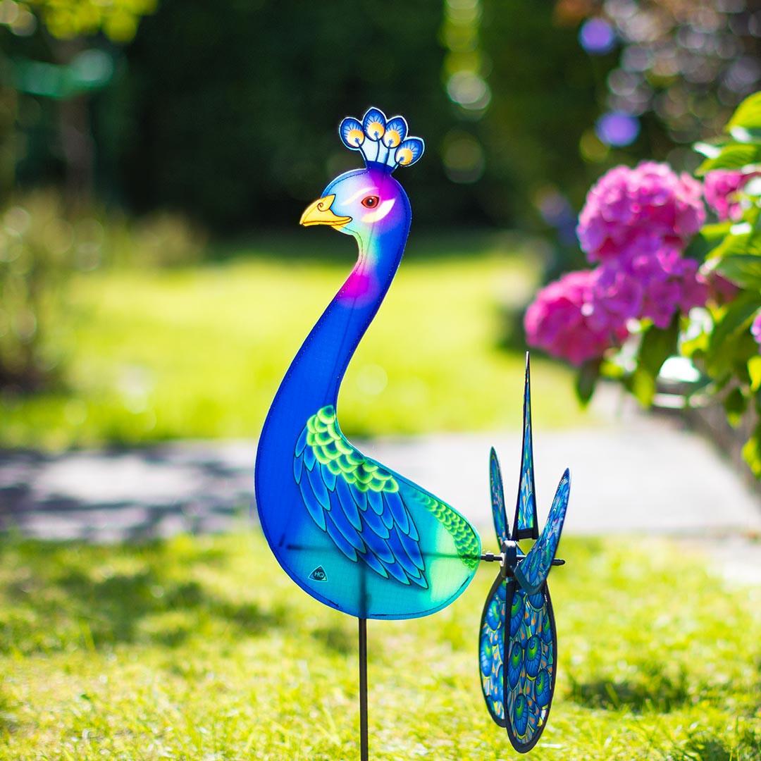 Thumbnail - Invento, Aussendekoration, Windspiel Spin Critter Peacock