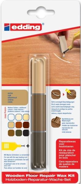 Productafbeelding Edding Houten Vloer Reparatie Was Set (Eiken, 1 x)