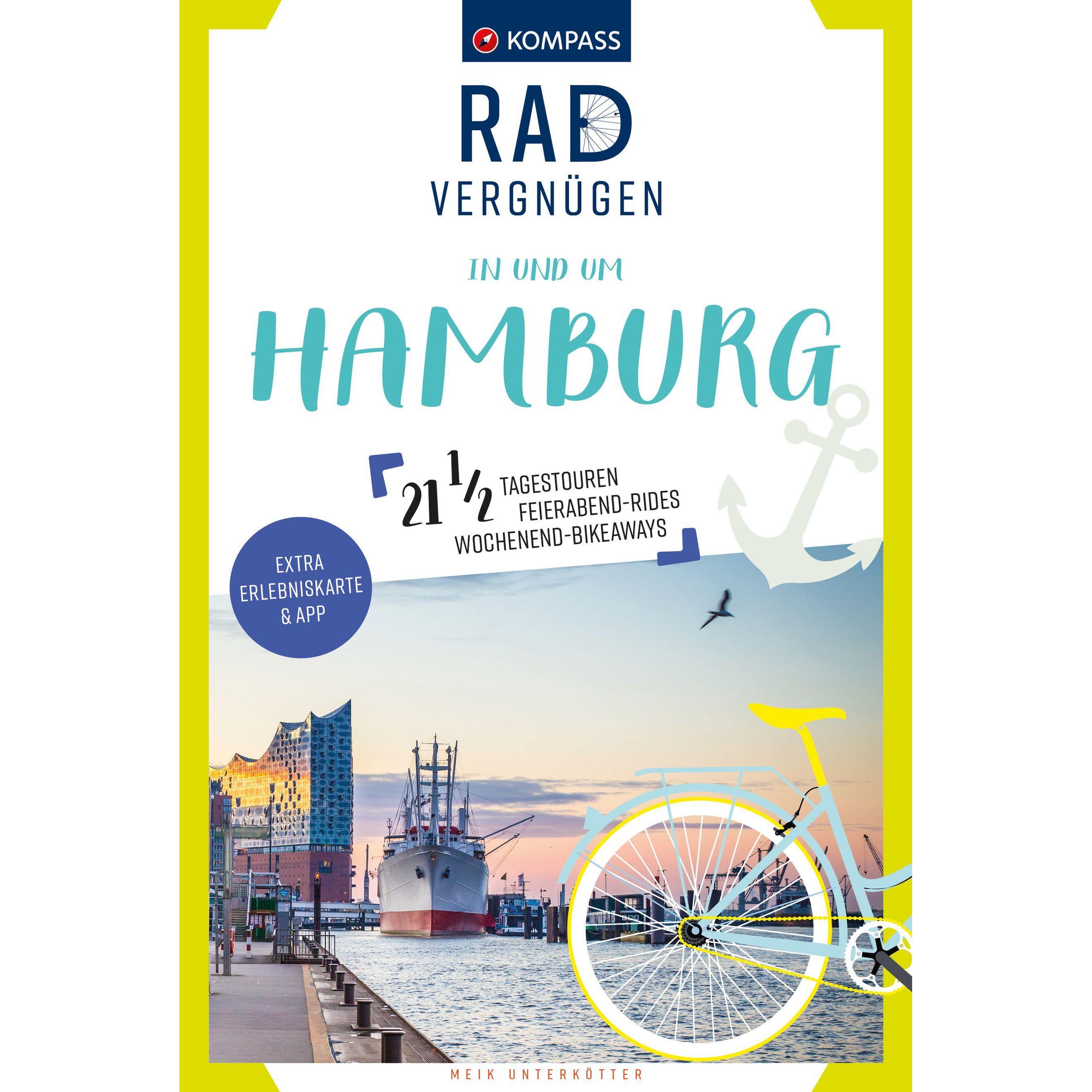 Radvergnügen in und um Hamburg, Ratgeber von Meik Unterkötter