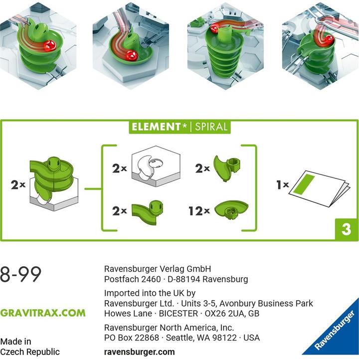 Actual product image Ravensburger GraviTrax Element Spiral