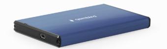 Actual product image Gembird EE2-U3S-3-DB USB 3.0 2.5" HDD enclosure brushed aluminum deep-mėlynas (2.5")