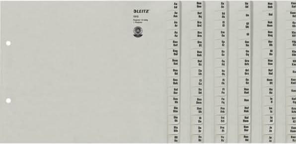 Produktbild Leitz Register Papier grau
