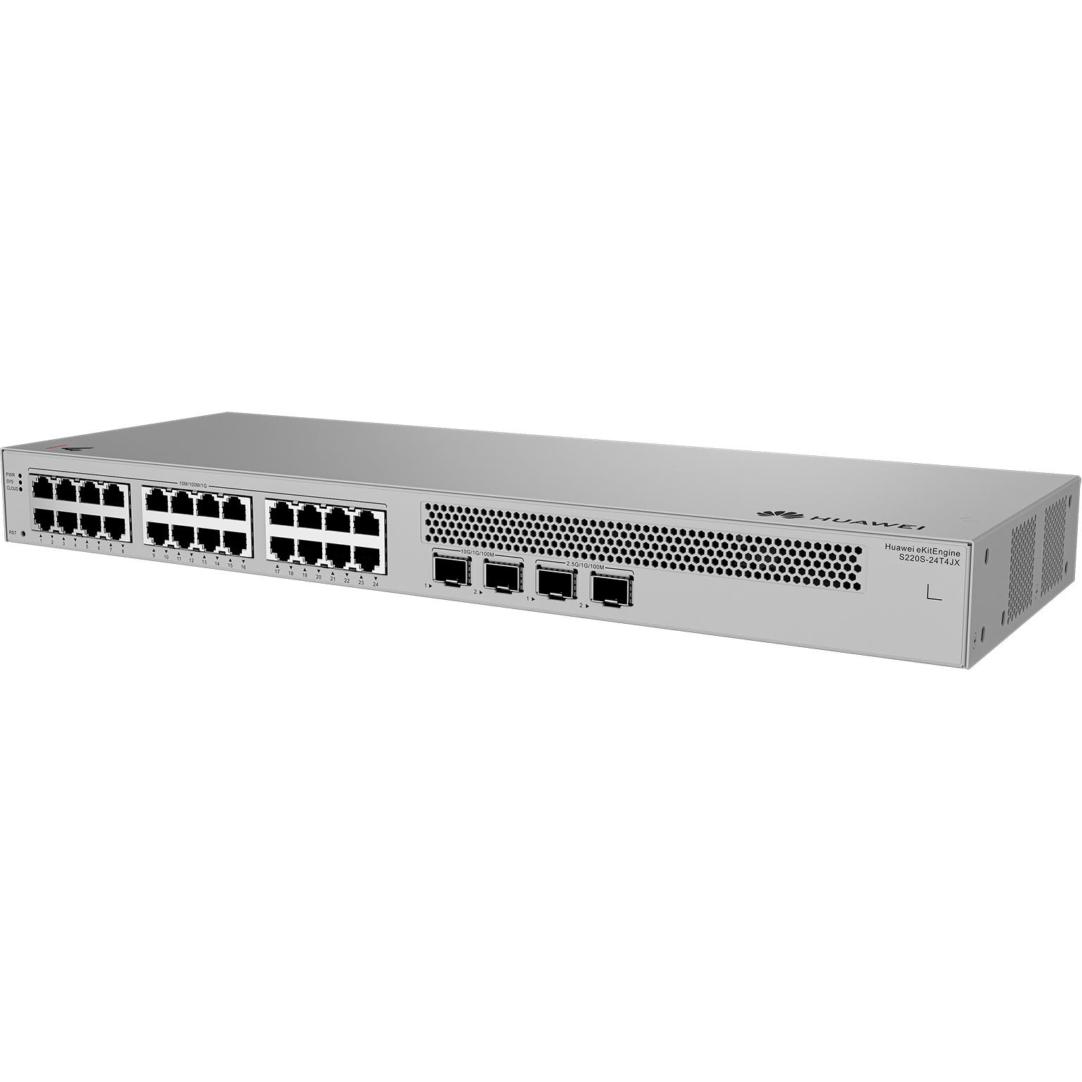 Huawei Data Communication S220S-24T4JX S220S-24T4JX S220S-24T4JX 24x10/100/1000BASE-T ports 2x10GE S