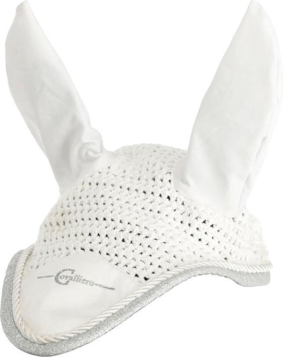 Kerbl Fly bonnet Empara white, Cob/Full