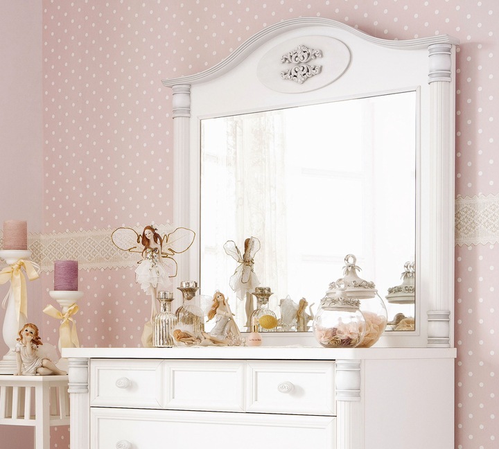 Image du produit Cilek Romantic Miroir à poser (pour commode) (90 x 88 cm)