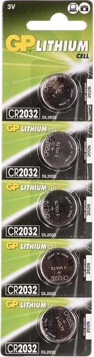 Produktbild GP Batteries Cr2032 (5 Stk., CR2032, 220 mAh)