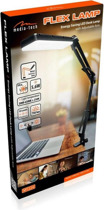 Actual product image Media-Tech Lampka Biurkowa Flex Lamp Mt224 (750 lm)