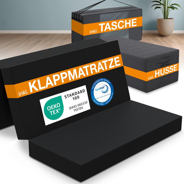 Actual product image Bestschlaf Folding mattress incl. cover & transport bag (140 x 195 cm, Foam core)