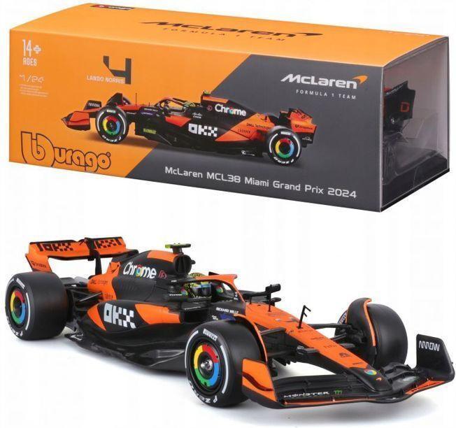 Actual product image Bburago McLaren F1 Team MCL38 1/24 Norris 2024