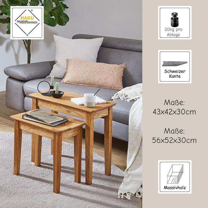 Produktbild HAKU Möbel Beistelltisch (43 x 30 x 42 cm)