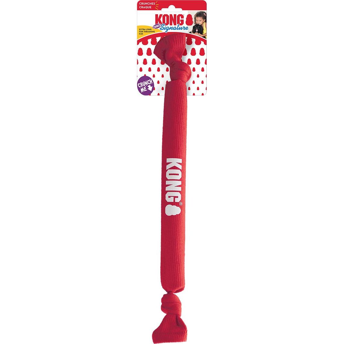 Thumbnail - KONG Signature Crunch Rope Single - Red (Hundespielzeug), Hundespielzeug
