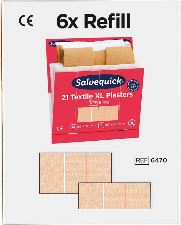 Actual product image Söhngen Refill for SALVEQUICK, elastic plaster sections each 21 pcs, pack of 6 pcs (21 x)