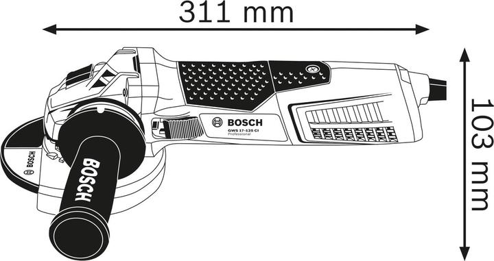 Productafbeelding Bosch Professional GWS 19-125 CIE (125 mm)