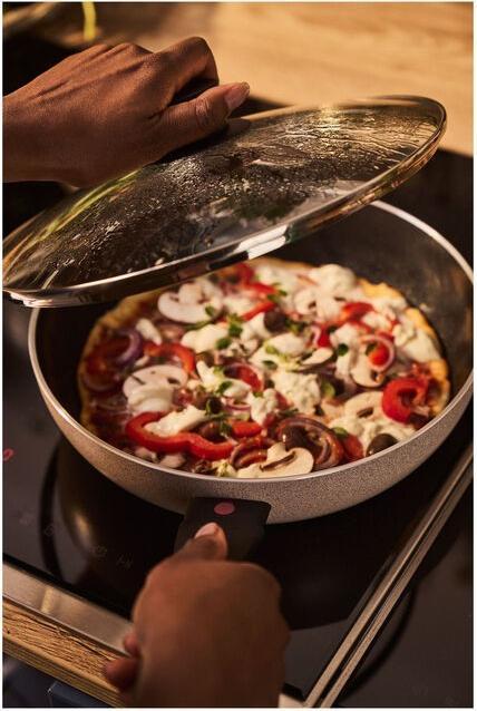Actual product image Ballarini LEDRO frying pan with lid 28 cm (Casserole + Stewpot, Aluminium, 28 x 14 cm)