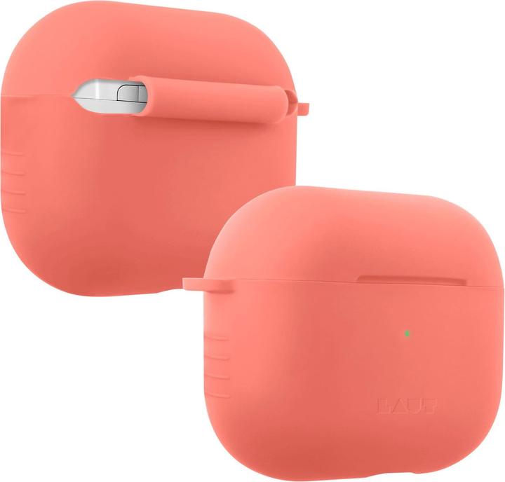 Actual product image Laut Pod AirPods (3rd Gen.) - Coral Pink (Charging case cover)