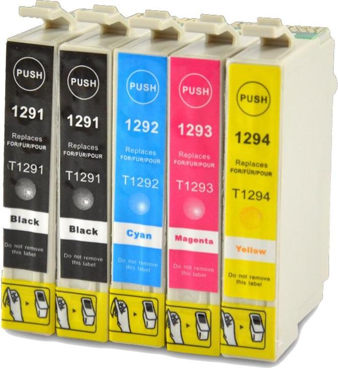 Immagine prodotto Hermex Cartuccia d'inchiostro alternativa alla Epson T1295 (M, C, Y, FC)