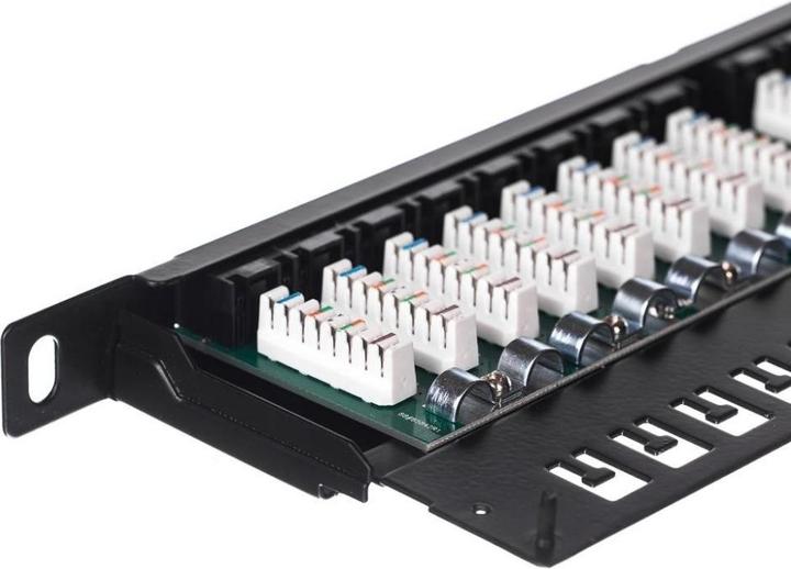 Actual product image Netrack Patch Panel 19" 24-porty 104-10
