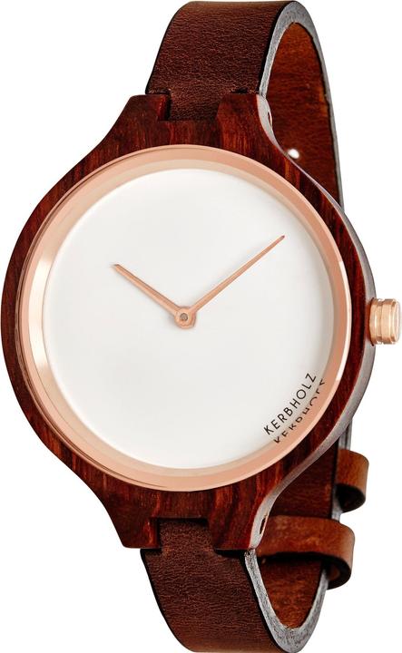 Kerbholz Hinze Rosewood Cognac (Analogue wristwatch, 35 mm)