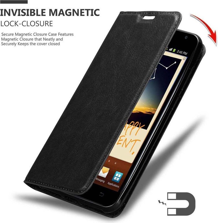 Actual product image Cadorabo Book Invisible Magnet Cover (Samsung Galaxy NOTE 1)