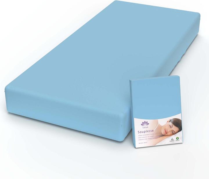 Image du produit Lotus Bettwaren Drap-housse en jersey Souplesse (90 x 200 cm)