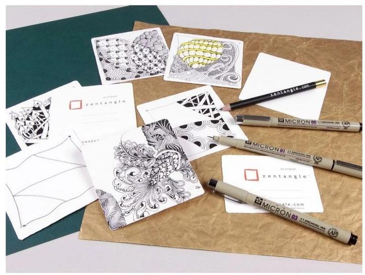 Produktbild Sakura Zentangle Toolset (9 x 9 cm, Speziallineatur)
