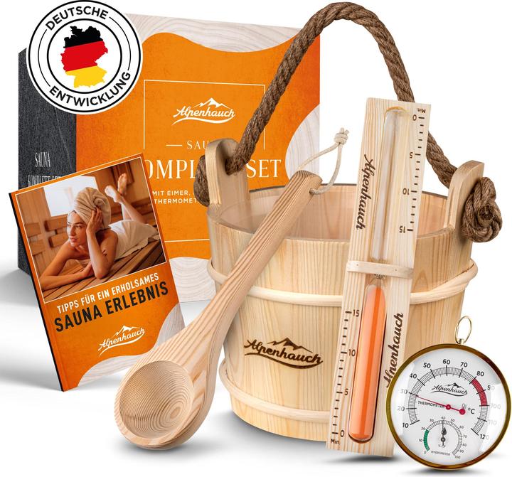 Immagine prodotto Alpenhauch Secchio per sauna con cazzuola