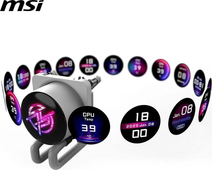 Actual product image MSI MPG CoreLiquid P13 360 White