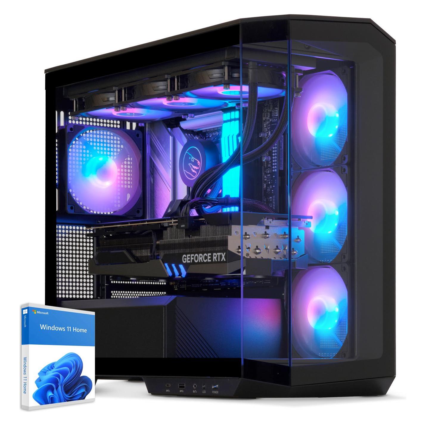 Sedatech Expert Gaming Pc - UCCI556I2I1HF (2000 Gb, 32 Gb, Intel Core I7-12700KF, GeForce Rtx 4060), Pc, Schwarz