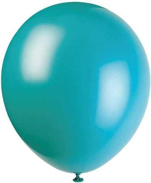 100 PZ Palloncini in lattice 23 cm VERDE ACQUAMARINA pastello 0SMX