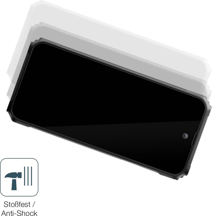 Actual product image Dipos Anti-Shock Screen Protector Clear (1 Piece, Blackview BV8000 Pro)