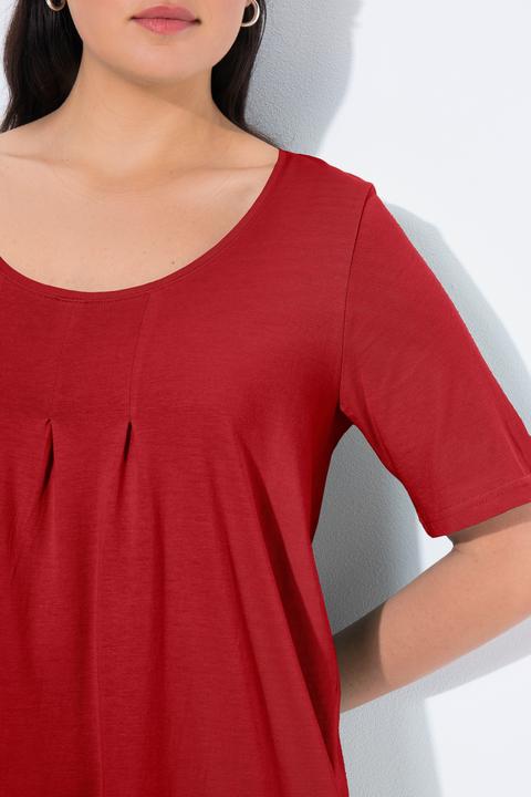 Actual product image Ulla Popken Essential Front Pleat Tee (42, 44)