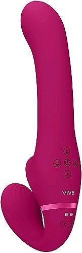 Shots Ai - Dual Vibrating & Air Wave Tickler Strapless Strapon