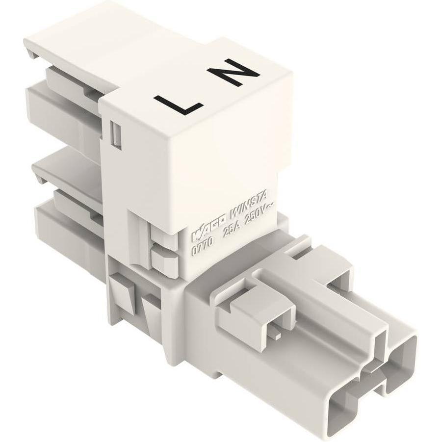 Wago 770-1684 H-Verteiler 2-Pol. weiÃ Kod. A 2VK (Verteiler) (770-1684)