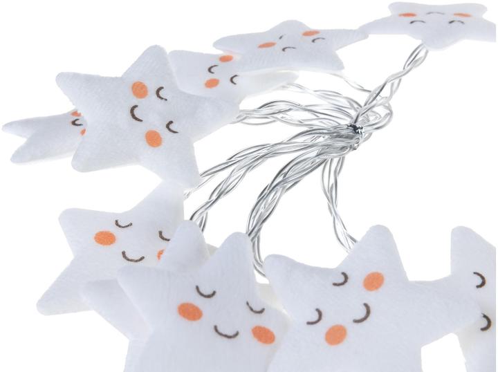 Actual product image Cocon String of fabric star lights, 165 cm, operating mode (1.65 m)