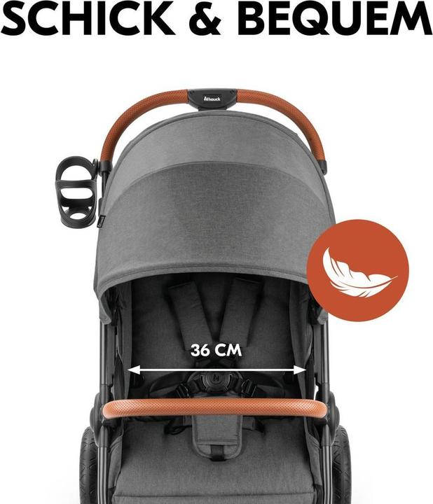 Produktbild Hauck Buggys & Sportwagen Buggy & Sportwagen UpTown Black inkl. 3in1