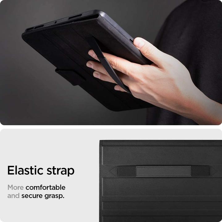 Produktbild Spigen Hülle für Tablet-Hülle Liquid Air Folio Apple iPad Air 4 2020 Schwarz (iPad Air 2020 (4. Gen))