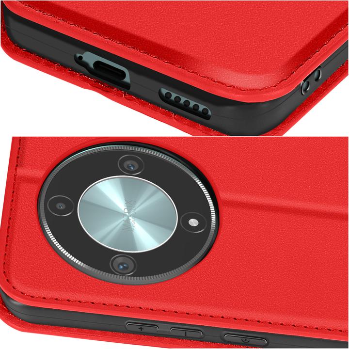Actual product image Avizar Classic Edition, back cover with magnetic flap Series (Honor Magic6 Lite)