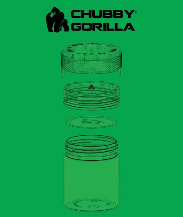 Actual product image Chubby Gorilla Aviator CR Container inner seal + tamper evident break off 8oz