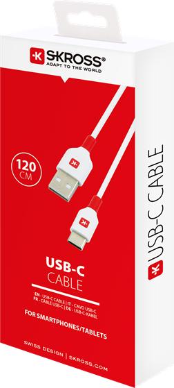 Actual product image Skross USB Type-C cable (1.20 m, USB 2.0, 36 W)