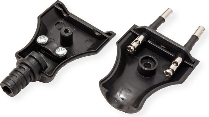 Productafbeelding Bachmann 2P Elektrische netstekker (zwart) (CEE 7/16)