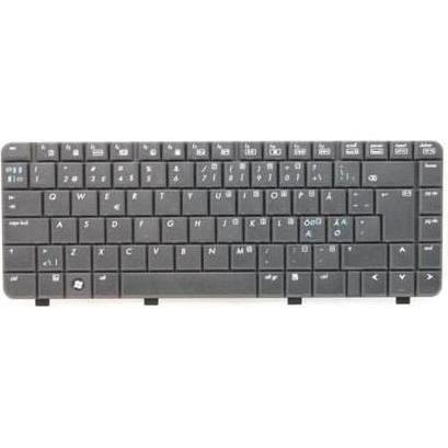 HP Keyboard (NORDIC), Notebook Ersatzteile, Schwarz