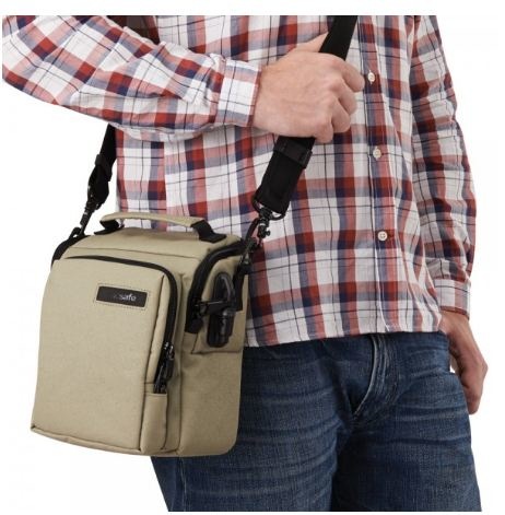 Immagine prodotto Pacsafe Camsafe Z6 Custodia per fotocamera e tablet verde ardesia (Borsa a tracolla per fotocamera)
