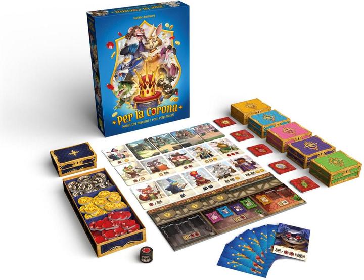 Produktbild Asmodée Per la Corona (Italienisch, 3 - 5 Spieler)